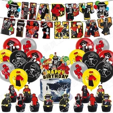 Forsaken chance Birthday Party Decor Supplies Balloons Banner Cake Toppers Kids