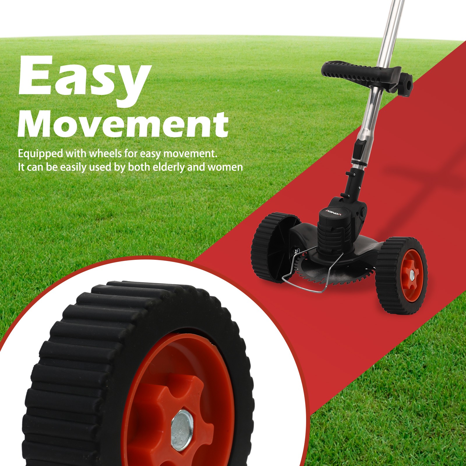 NEW Straight Shaft Cordless Weed Eater Electric Lawn Edger String Trimmer US