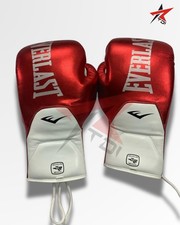 Guantes de boxeo Everlast Elite Pro tipo cordones guantes de entrenamiento/sparring 8 oz-16 oz