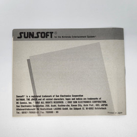 Batman: Return of the Joker &ndash; Nintendo NES &ndash; NOE CIB &ndash; Hervorragender...