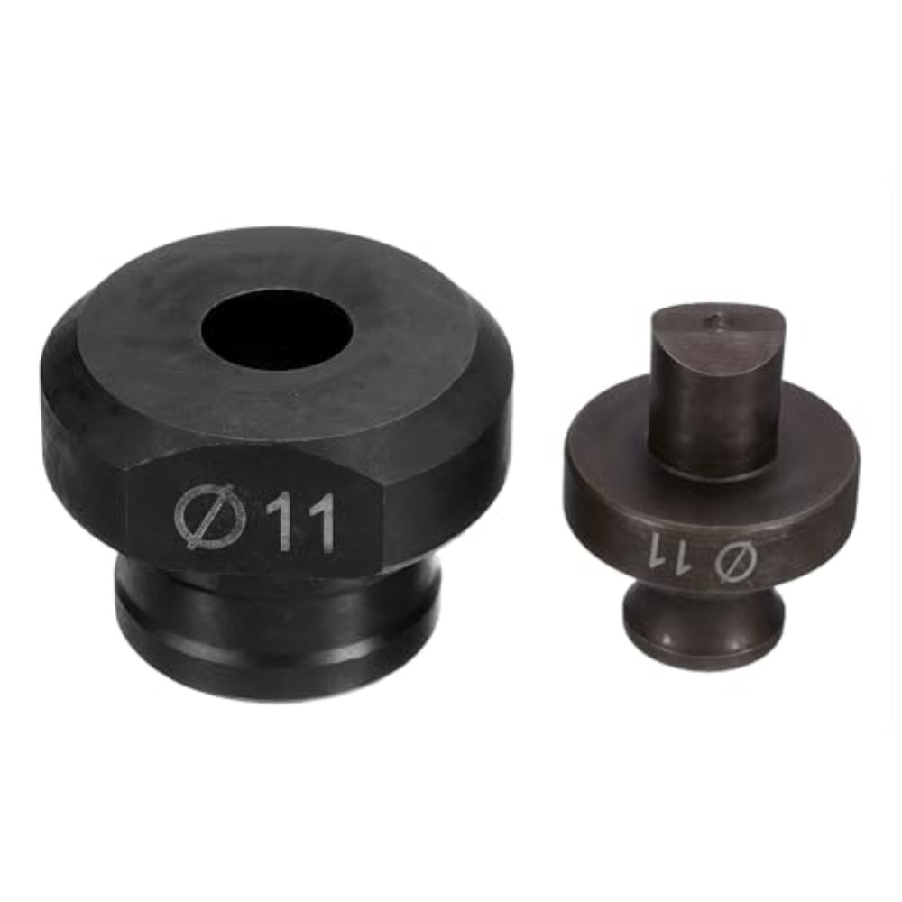 Fustella Idraulica QUARKZMAN 11mm | Punzone Preciso per Acciaio e Rame