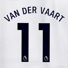 SPURS 2023 2024 VAN DER VAART 11 BLUE HOME PLAYER SIZE NAME SET