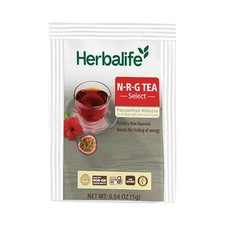 Herbalife N-R-G Tea Select Passionfruit Hibiscus Herbal Bagged Tea 1g