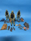 GI Joe Retaliation 2012 G.I. TROOPER V2A x2 & V2B x1 Lot of 3 Figures Complete