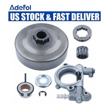 Clutch Drum .325-7T Sprocket Rim Oil Pump Kit for Stihl 026 MS260 Chainsaw