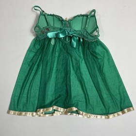 Victoria's Secret Sexy Little Things Babydoll Negligee 34B Green
