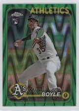 2024 Topps Chrome Green RayWave Refractor 88/99 Joe Boyle #91 0qh8