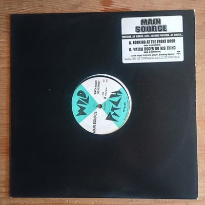 Main Source    Looking At The Front Door / Watch Roger 12'' JP-1996 REISSUE VG+