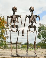 Gothic Skeleton Wedding Decor Unique Romantic Display Outdoor Garden Sculptures