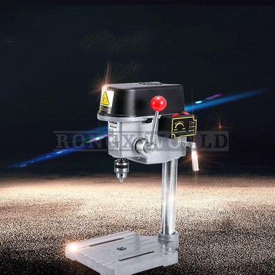 0.6-6.5mm 220V Electric Mini Bench Drill Press Stand Drilling Milling Machine #W