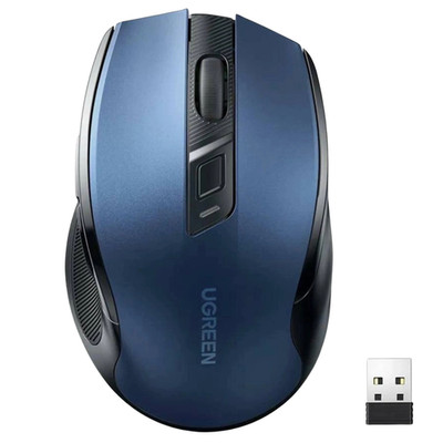 UGREEN MU006 Kabellose Maus 2,4 GHz + Bluetooth 5.0 (Marineblau)