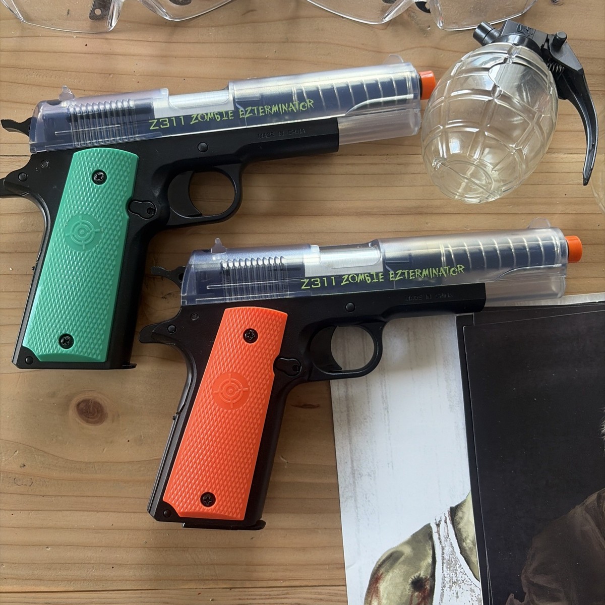 Lot Crosman Z311 Zombie EZTERMINATOR Air Soft Gun BB's Target