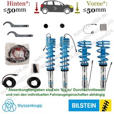 B16 Gewindefahrwerk 30-50mm Tieferlegung u.a.: BMW 5er E60, Bj. 2001-2010