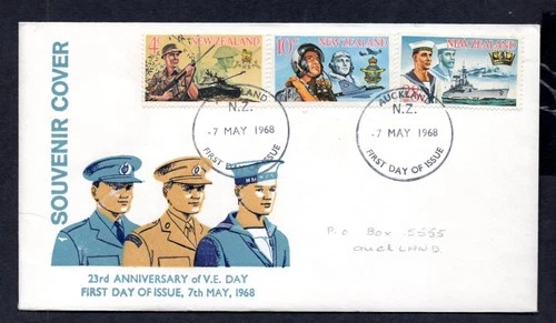 New Zealand - 1968 23rd Anniversary of VE Day First Day Cover