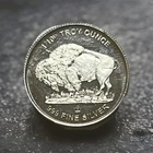 Silver - 1/10 oz .999 Buffalo Round Highland Mint