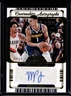 2023-24 Panini Contenders Michael Porter Jr. Auto Gold #/10 Nuggets