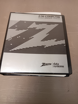 Rare Vintage (1980) Zenith Data Systems Z90-80 computer, with 5.25