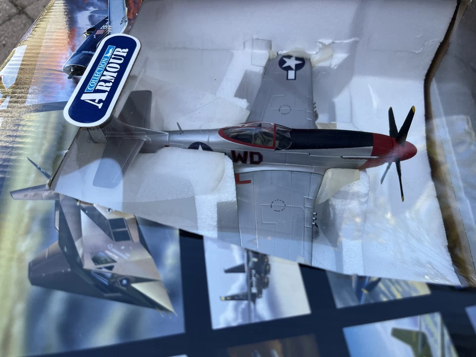 FRANKLIN MINT P-51 MUSTANG "B11B182" RIDGE RUNNER", 1:48. - Image 3 of 4