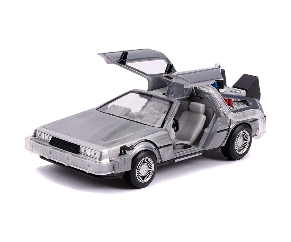 1/24 JADA DICKIE TOYS - DE LOREAN RITORNO AL FUTURO II CON LUCI BLU - Immagine 2 di 4