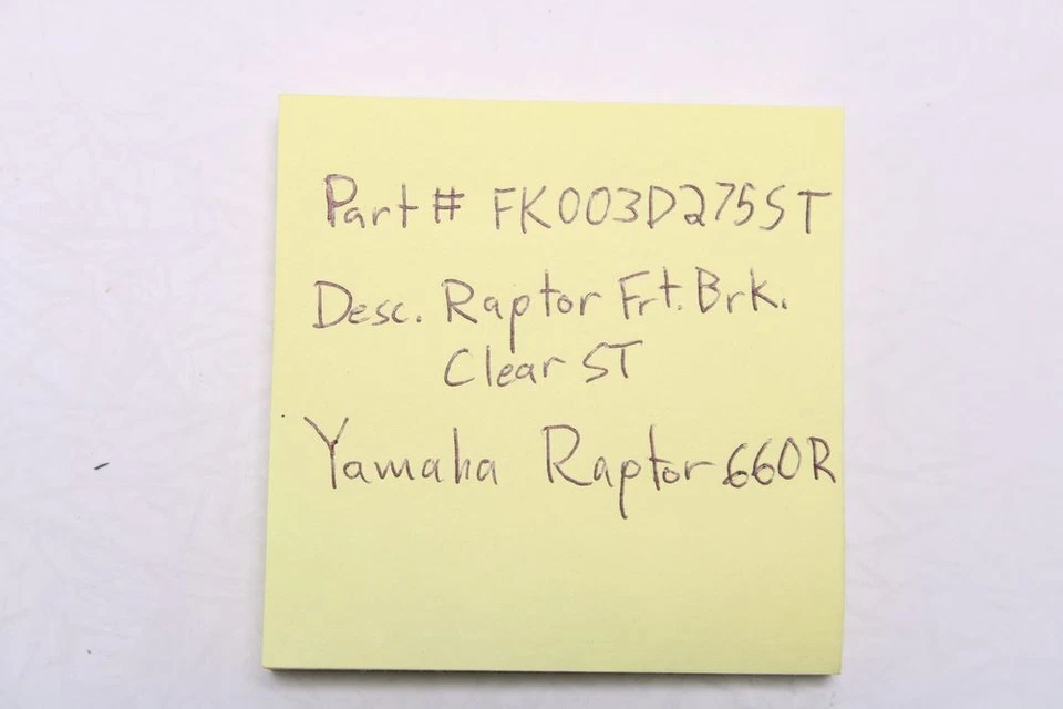 Linha de freio dianteiro Galfer revestimento transparente dividido Yamaha Raptor 660R - Imagem 4 de 4