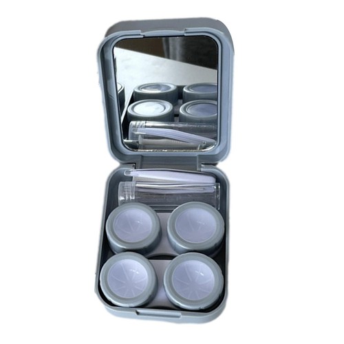 Mini Contact Lens Case Travel Contact Lens Storage Holder Container w/ Mirror - Picture 15 of 16