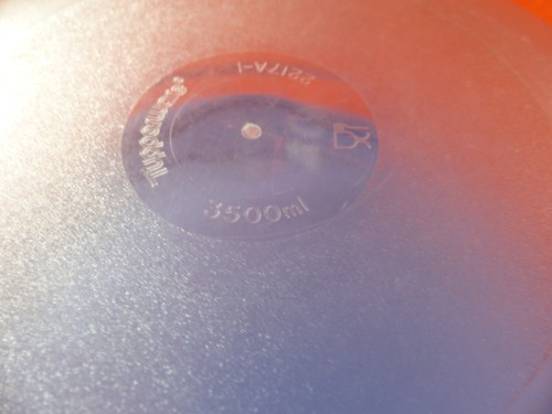 Tupperware Tafelperle klar 3,5 Liter groß hellblau mit Deckel C26 Salatschüssel - Bild 8 von 8