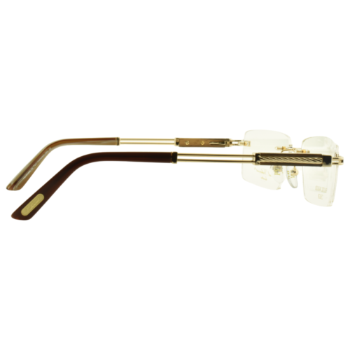 ¡¡NUEVO!! Marco para hombre PAUL VOSHERONT PV370 C1 23 KGP hecho a mano rectángulo dorado sin montura - Imagen 3 de 7