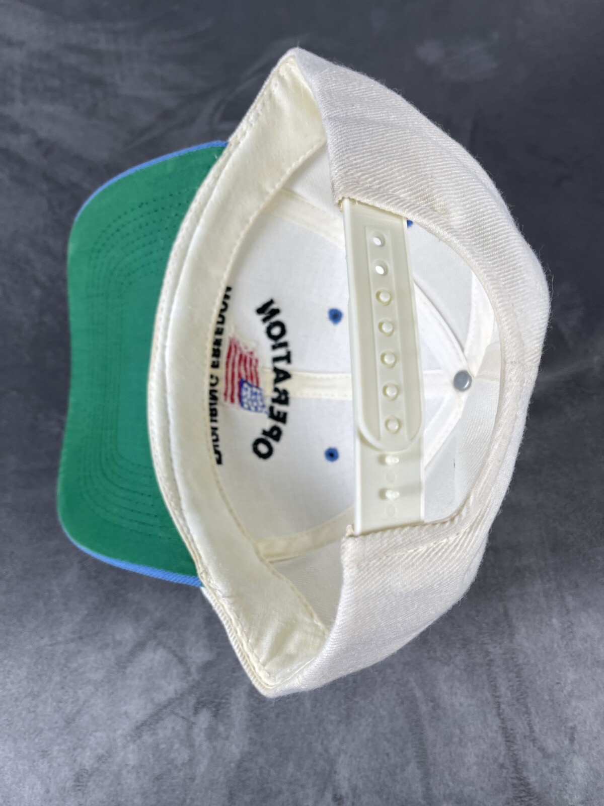 Blue White Cleaned Operation Enduring Freedom Hat… - image 11