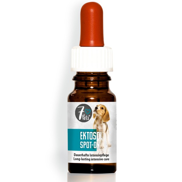 Zeckenmittel 7Pets Ektosol Spot On FüR Hunde 10Ml Milben Parasiten Flohmittel-image