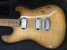 Ernie Ball Music Man Sabre HH Maple Fingerboard Electric Guitar Honey Suckle