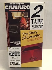 Story of Corvette and Story of Camaro 2 VHS Tape Collection History Cars Chevy