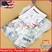 NEW IN BOX Panduit Giga TX Cat6 Network Jack CJ688TGBU/Blue Quantity 50