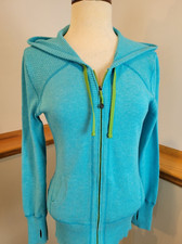 EDDIE BAUER Full Zip Long Sleeve Hooded Knit Cardigan Sweater Women's Size Small