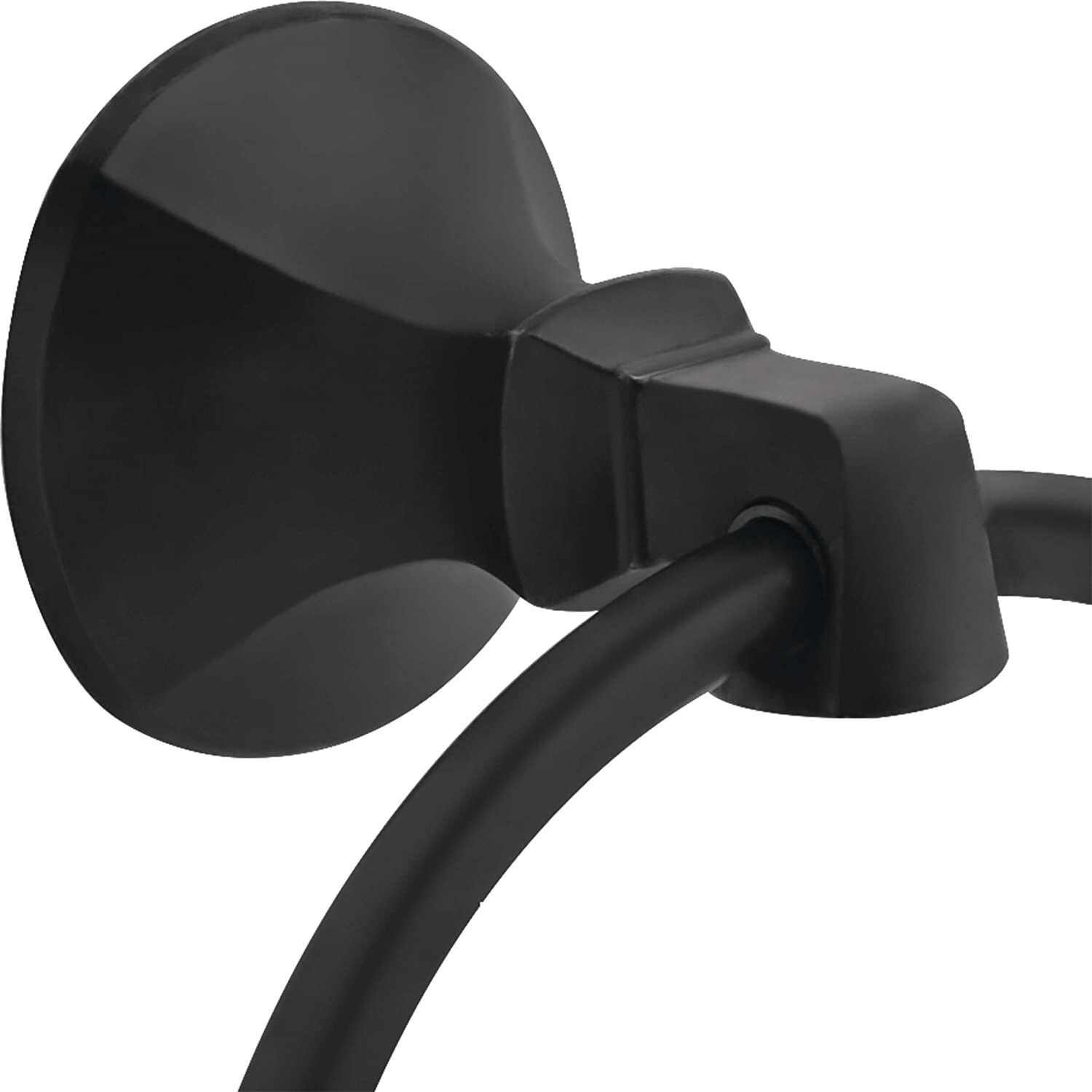 Delta Ashlyn Matte Black Towel Ring 