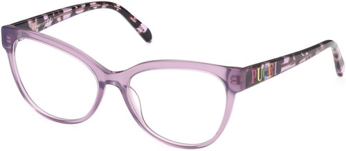 Emilio Pucci EP 5182 081 Purple Plastic Cat Eye Eyeglasses Frame 55-16-140 RX - 第 1/1 張圖片