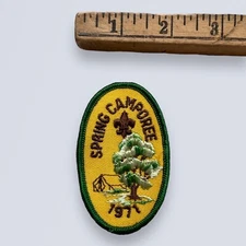 1971 Spring Camporee patch Boy Scouts Bsa 1970s Oa