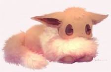 Pokemon anime pok mon eevee fanart Pad Gaming Mat Desk
