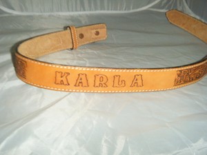 custom name belts