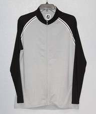 Footjoy Women Full Zip Golf Stretch L/S Jacket LARGE Gray 27577 NO CLUB LOGOS