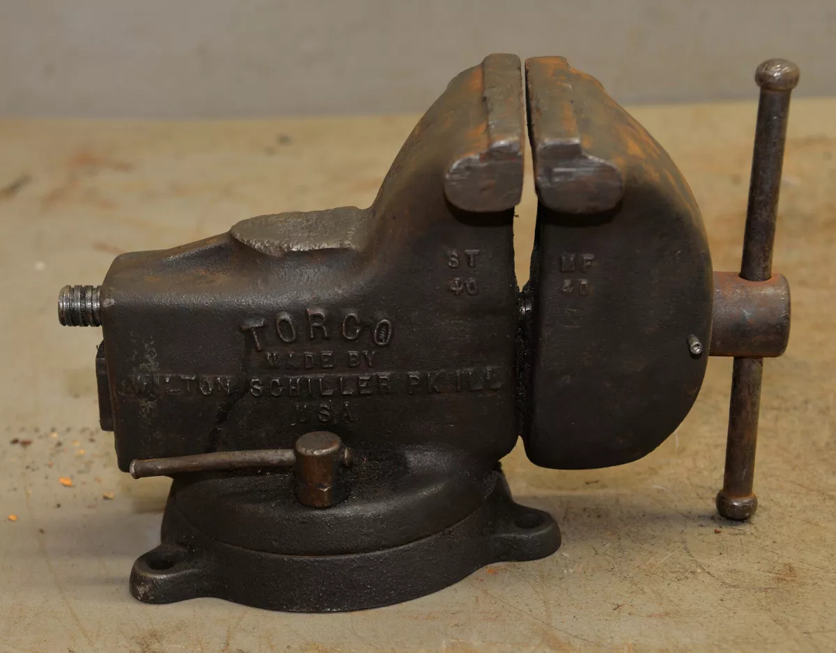 Wilton Torco St 40 vise swivel base bench machinist tool USA 4
