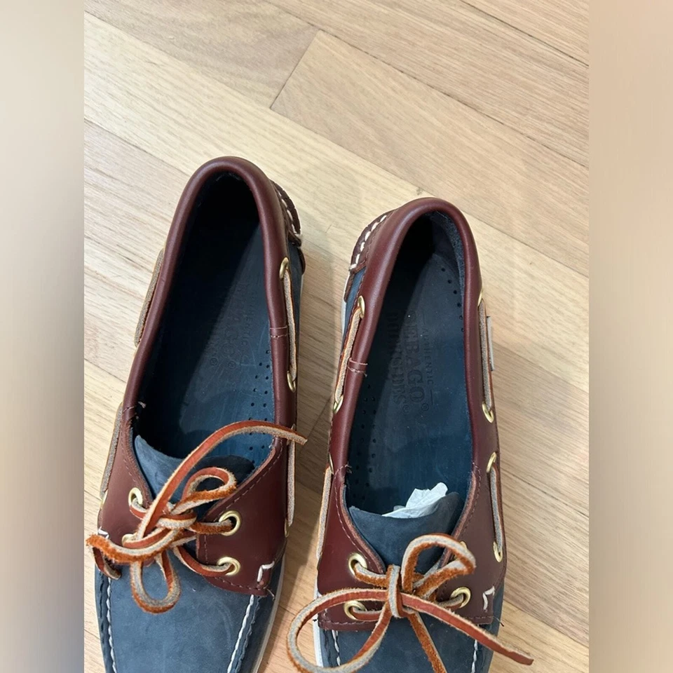 Sebago Docksides Women NEW Spinnaker 2-Eye Slip On Suede Boat Shoes Loafers 7.5 - Image 4 of 4