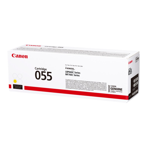 Canon 055 Toner Gelb Bis Zu 2100 Seiten Original Laser Tonerpatrone-image