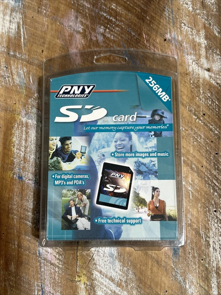 New PNY 256MB SD Card SD Memory Card Storage Digital Camera P-SD256-RF NIP - Image 2 of 4