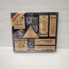 Vintage 7 Wood Teasers Games Rollout Insanity Mind Magic Cardinal Industries