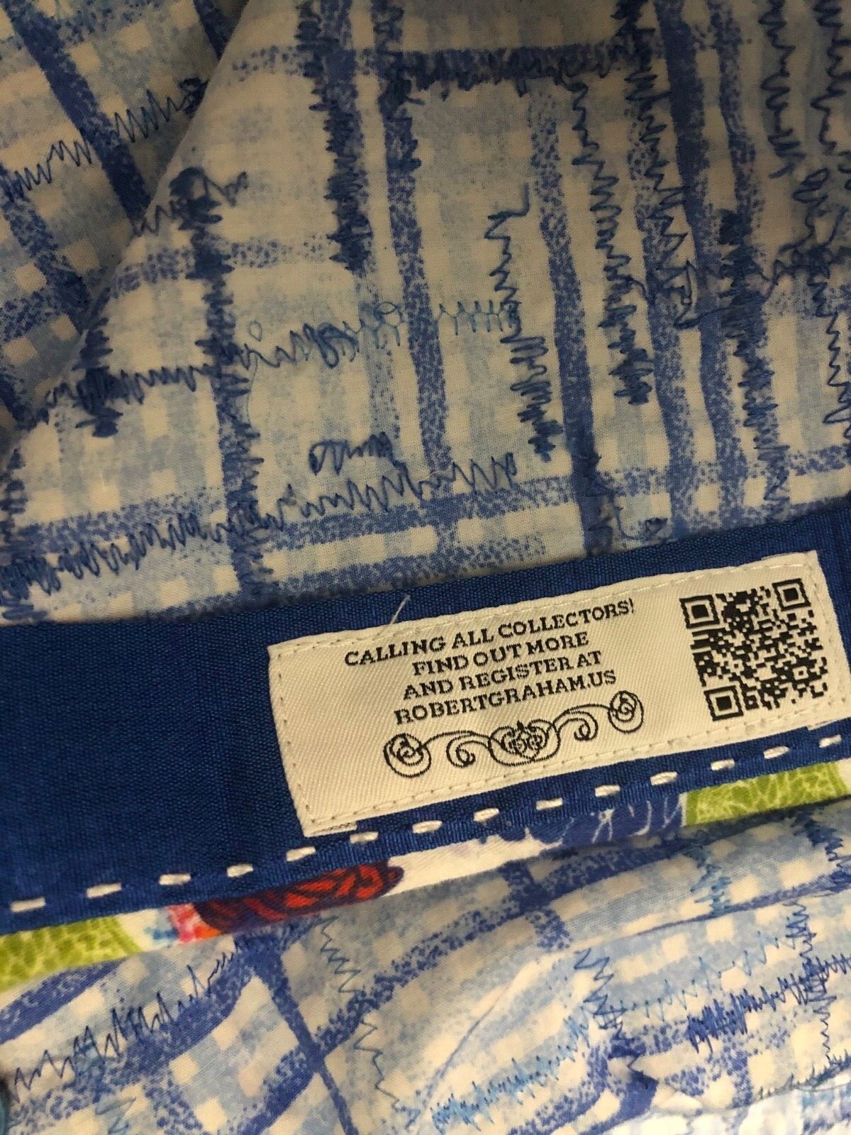 Robert Graham Mens Shirt Sz 2 XL Contrasting Cuffs eBay