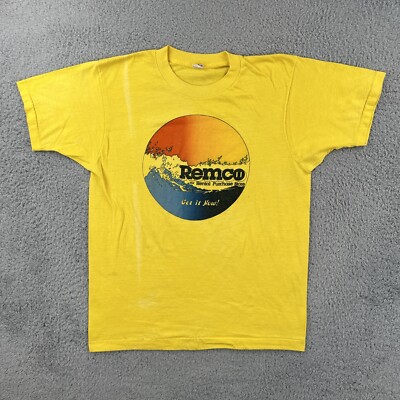 Vintage Screen Stars 80s M SS USA Made T Shirt REMCO the Rental Purchase Company