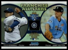 2012 Bowman Chrome Felix Hernandez / Danny Hultzen Franchise All-Stars #FAS-HH