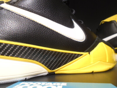 06 NIKE ZOOM KOBE 1 BLACK WHITE MAIZE YELLOW I LAKERS MAMBA PROTRO