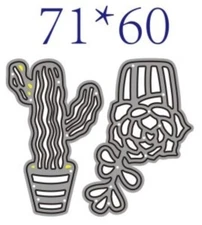 Cactus Flower Metal Cutting Dies Cut Die Mold Scrapbook Card Paper Craft