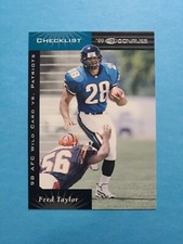 FRED TAYLOR 1999 DONRUSS FOOTBALL CARD # 197 G4356